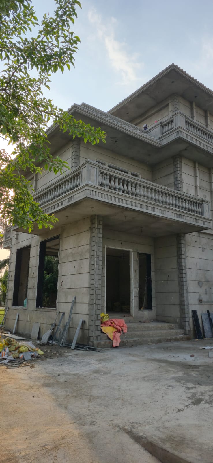 Mr. SATYAVEER RESIDENCE AND WORKSPACE Actual Site Images - 2